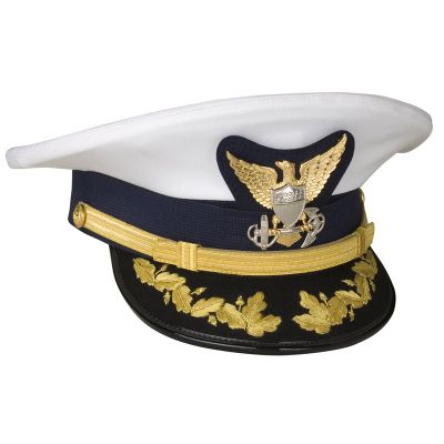 Coast Guard Captain Visor Cap