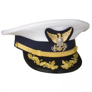 Coast Guard Captain Visor Cap